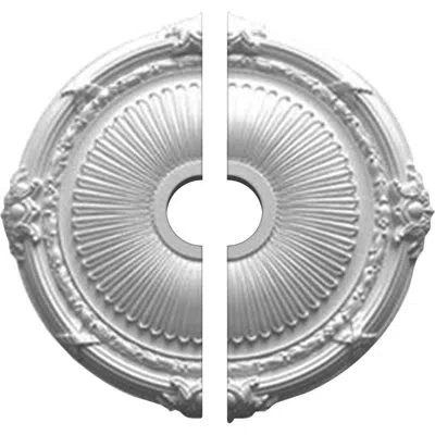 Ekena Millwork Endurathane Heaton Ceiling Medallion, 27 1/2"od X 3 7/8"id X 2 1/4"p (fits Canopies Up To 6 1/2"), T