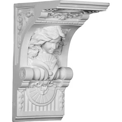 Ekena Millwork Endurathane Hestia Corbel In White