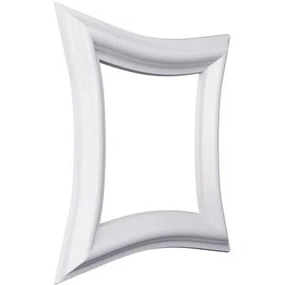 Ekena Millwork Endurathane Kennedy Ceiling Tile, 7 1/4"h X 7 1/4"w X 1/2"p, Factory Primed