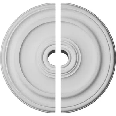 Ekena Millwork Endurathane Kepler Traditional Ceiling Medallion, 19 3/4"od X 1 1/2"p (for Canopies Up To 3 1/2"), T