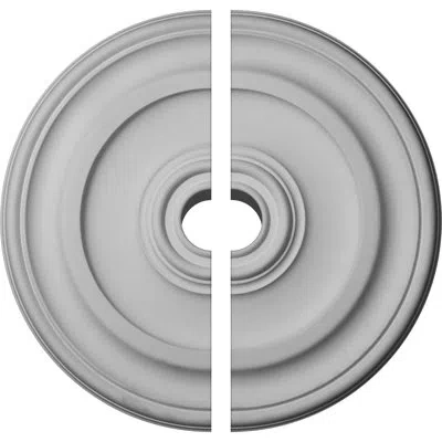 Ekena Millwork Endurathane Kepler Traditional Ceiling Medallion, 23 5/8"od X 1 3/4"p (for Canopies Up To 4 1/2"), T