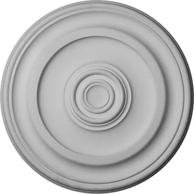 Ekena Millwork Endurathane Kepler Traditional Ceiling Medallion, 23 5/8"od X 1 3/4"p (for Canopies Up To 5 1/4") In Primed