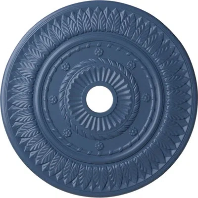 Ekena Millwork Endurathane Leaf Ceiling Medallion, 26 3/4"od X 3 5/8"id X 1 1/8"p (fits Canopies Up To 3 5/8") In Americana