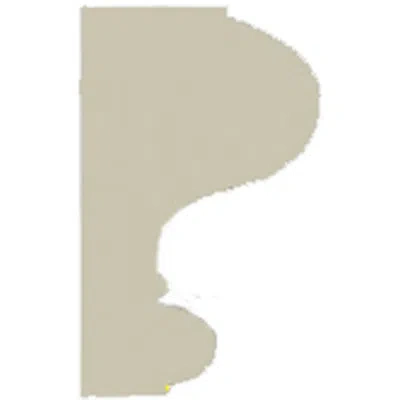 Ekena Millwork Endurathane Luca Panel Moulding, 1 1/4"h X 5/8"p X 94 1/2"l, Factory Primed