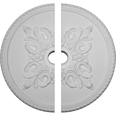 Ekena Millwork Endurathane Milton Ceiling Medallion, 40 5/8"od X 5 1/2"id X 1 3/4"p (fits Canopies Up To 7 7/8"), T