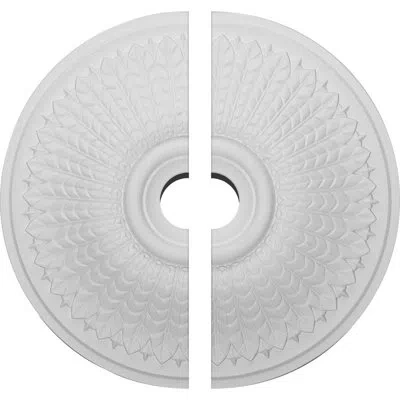 Ekena Millwork Endurathane Modena Ceiling Medallion, 23 1/2"od X 3 1/2"id X 3 1/2"p (fits Canopies Up To 5 1/4"), T