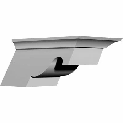 Ekena Millwork Endurathane Nexus Bracket, Left (set Of 6) In White