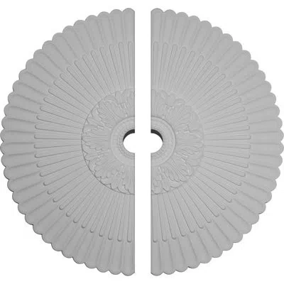 Ekena Millwork Endurathane Nexus Ceiling Medallion, 41"od X 5 1/2"id X 1 5/8"p Fits Canopies Up To 7 1/4"), Two Pie