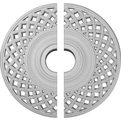 Ekena Millwork Endurathane Robin Ceiling Medallion, 22 1/4"od X 4 3/4"id X 1 1/4"p (fits Canopies Up To 6 1/4"), Tw