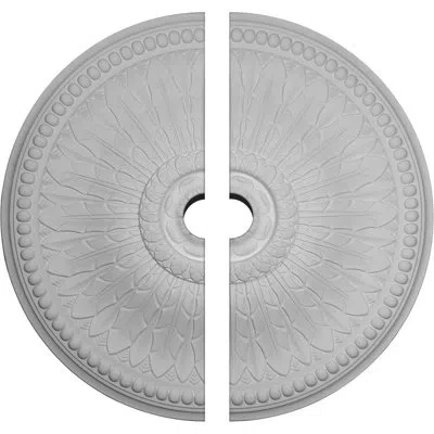 Ekena Millwork Endurathane Springtime Ceiling Medallion, 42 1/2"od X 4 1/2"id X 4 5/8"p (fits Canopies Up To 9 3/8"