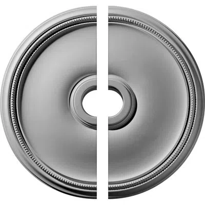 Ekena Millwork Endurathane Theia Ceiling Medallion, 24"od X 3 5/8"id X 1 3/4"p (fits Canopies Up To 6 3/4"), Factor