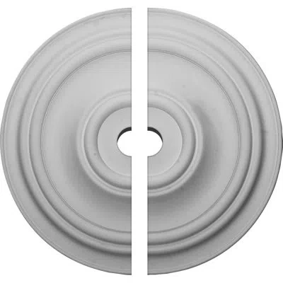 Ekena Millwork Endurathane Traditional Ceiling Medallion, 31 1/2"od X 3 1/2"id X 2 1/2"p (fits Canopies Up To 8 1/4