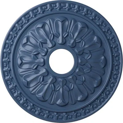 Ekena Millwork Endurathane Warsaw Ceiling Medallion, 18"od X 3 1/2"id X 1 3/8"p (fits Canopies Up To 3 1/2"), Hand- In Americana