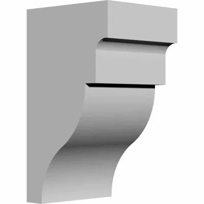 Ekena Millwork Endurathane Wigan Bracket In White
