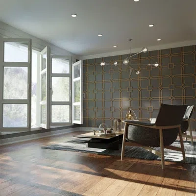 Ekena Millwork Englewood Decorative Fretwork Wood Wall Panels In Birch