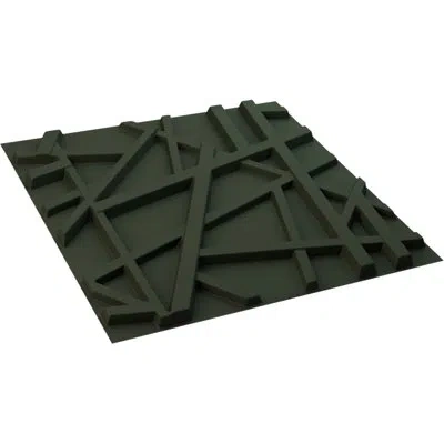Ekena Millwork Evergreen Endurawall Decorative 3d Wall Panel In Dark Green