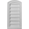 Ekena Millwork Eyebrow Gable Vent Louver, Functional In White
