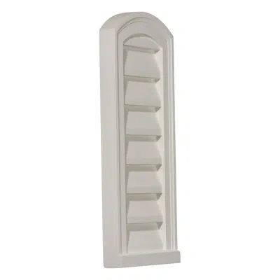 Ekena Millwork Eyebrow Gable Vent Louver, Non-functional In White
