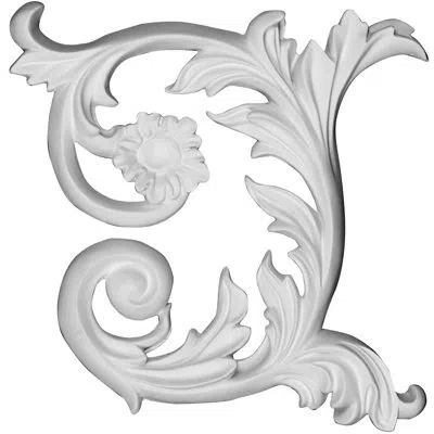 Ekena Millwork Fairfax 9" H X 9" W X 1 1/8" D Onlay Left In White