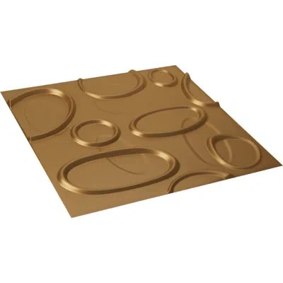 Ekena Millwork Felix Endurawall Decorative 3d Wall Panel In Gold