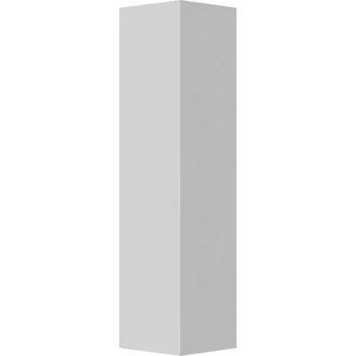 Ekena Millwork Fiberthane 12"h X 48"w Newel Post Plain In White