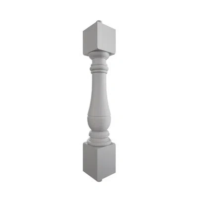 Ekena Millwork Fiberthane 700 Series Bradford Baluster, Factory Primed In White