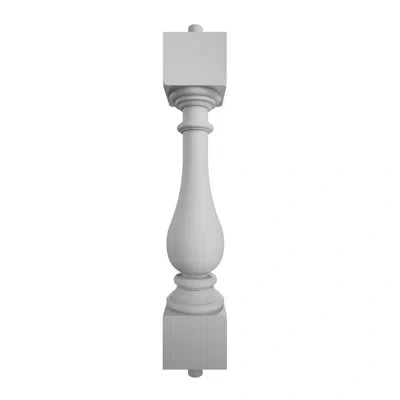 Ekena Millwork Fiberthane 700 Series Legacy Baluster, Factory Primed