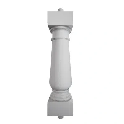 Ekena Millwork Fiberthane 700 Series Oxford Baluster, Factory Primed