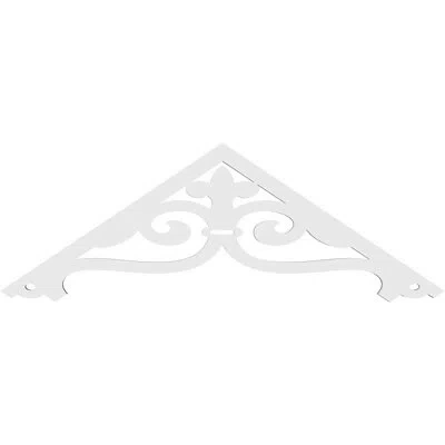 Ekena Millwork Finley Architectural Grade Pvc Gable Peditment (4/12) Pitch In White
