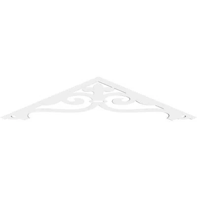 Ekena Millwork Finley Architectural Grade Pvc Gable In White