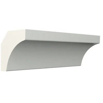 Ekena Millwork Finley Crown Moulding In White