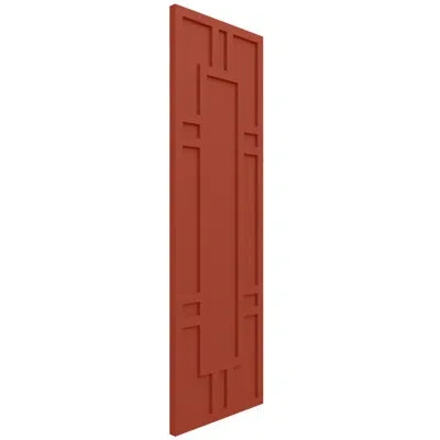 Ekena Millwork Flat Panel Shutters In Colorful Leaves