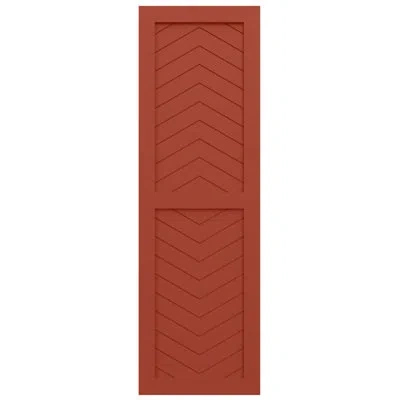 Ekena Millwork Flat Panel Shutters In Colorful Leaves