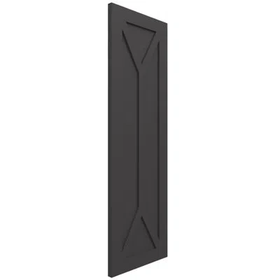 Ekena Millwork Flat Panel Shutters In Shadow Mountain