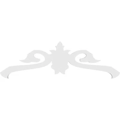 Ekena Millwork Florence Architectural Grade Pvc Gable Peditment (4/12) Pitch In White