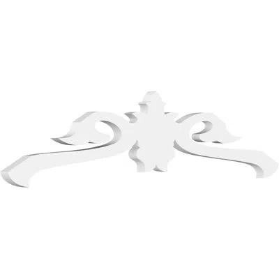 Ekena Millwork Florence Signature Urethane Gable Pediment, Primed Tan In Primed Tan;primed Tan