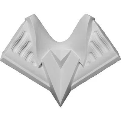 Ekena Millwork Foster 4 1/4"h X 4 1/2"d Inside Corner For Moulding Profiles In White