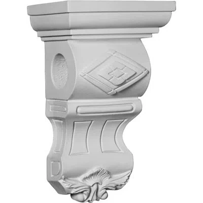 Ekena Millwork Franklin Corbel In White