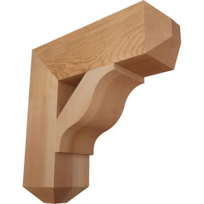 Ekena Millwork Funston Craftsman Bracket In Western Red Cedar