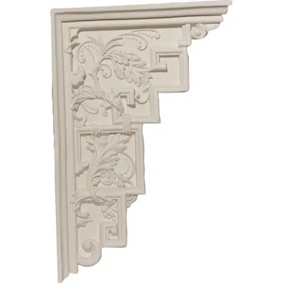 Ekena Millwork Genevieve Corbel In White