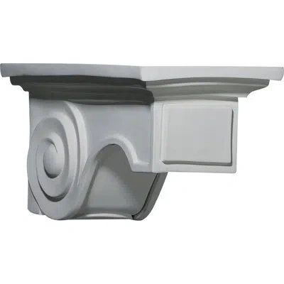 Ekena Millwork Giana 5.875'' H X 6.25'' W X 11.75'' D Urethane Bracket (set Of 6) In White