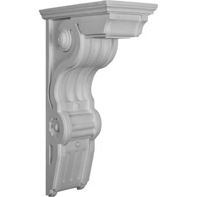 Ekena Millwork Giana Small Corbel In Off-white