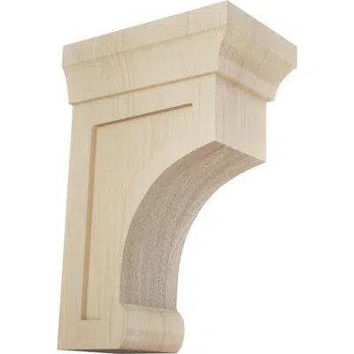 Ekena Millwork Gomez Wood Bracket In Rubberwood