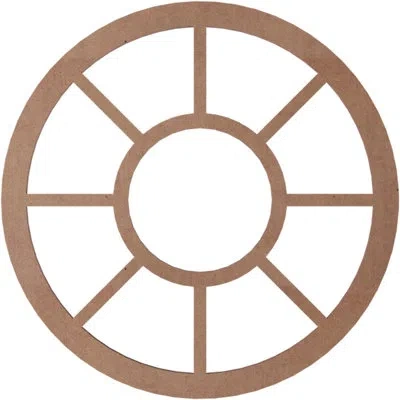 Ekena Millwork Grace Wood Fretwork Pierced Ceiling Medallion In Wood (paint Grade)