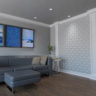 Ekena Millwork Granby Decorative Fretwork Wall Panels In Mast