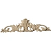 Ekena Millwork Green Leaf Center With Scrolls In Alder