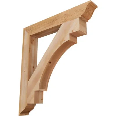 Ekena Millwork H 5.5'' W D Wood Bracket/corbel In Western Red Cedar