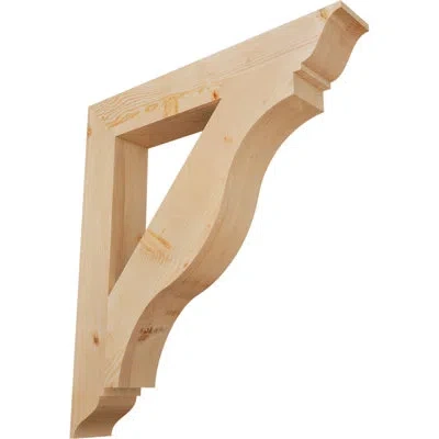 Ekena Millwork H 5.5'' W X 40'' D Wood Bracket/corbel In Douglas Fir