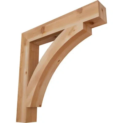 Ekena Millwork H 5.5'' W X 40'' D Wood Bracket/corbel In Western Red Cedar