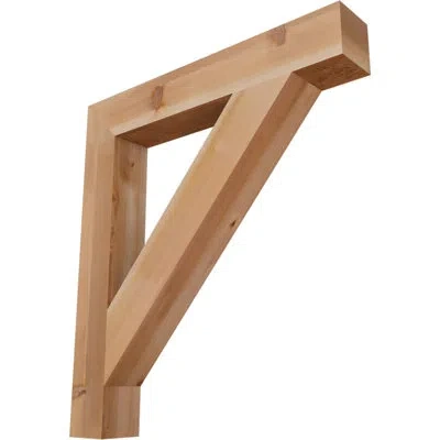 Ekena Millwork H 5.5'' W X 40'' D Wood Bracket/corbel In Western Red Cedar